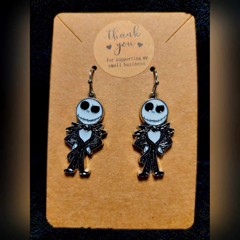 💥3 for $15! Jack Skellington Earrings
